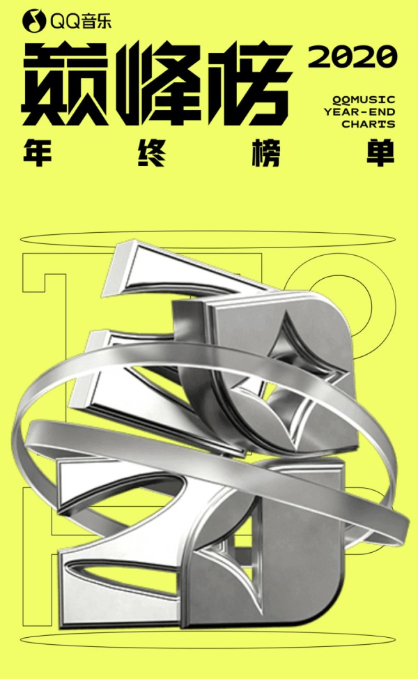 QQ音乐巅峰榜年终榜单：新生代歌手迅速崛起 为华语乐坛注入新活力