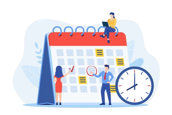little people characters make an online schedule