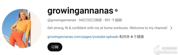 growingannanas Youtube主页