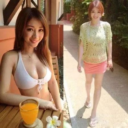 女星泳装照好身材，范冰冰名副其实，林心如曾经很青涩