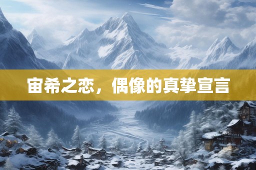 宙希之恋，偶像的真挚宣言