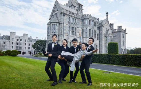张若昀唐艺昕婚礼，伴郎伴娘高清图来了！男帅女美阵容豪华惊艳