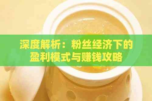 深度解析：粉丝经济下的盈利模式与赚钱攻略