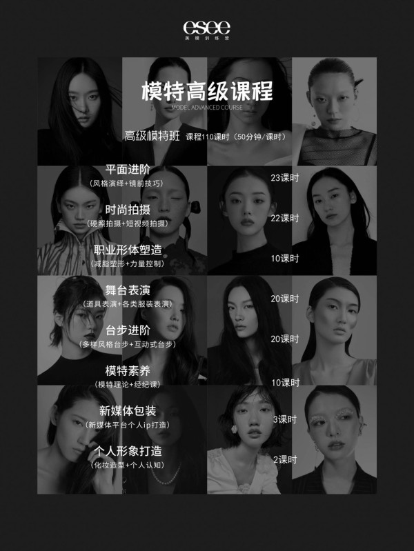 模特高级培训课程