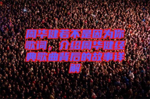 周华健若不是因为你歌词，介绍周华健经典歌曲背后的故事详解