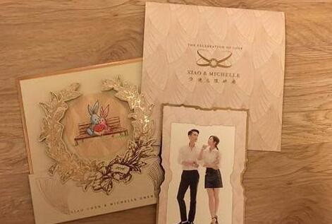 陈妍希陈晓喜帖曝光 明星婚宴菜单大比拼(组图)