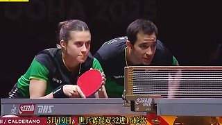 直落三局轻松打卡,莎头组合顺利跻身世乒赛混双16强