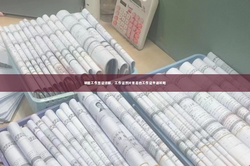 明星工作签证详解，工作证照片背后的工作证申请攻略