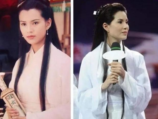 明星们二十年后重温金典角色，朱茵依然美得有韵味，林志颖逆天