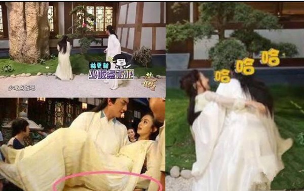 影视剧明星们的公主抱很唯美？看看这些幕后花絮，感觉是来搞笑的