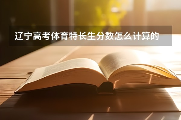 辽宁高考体育特长生分数怎么计算的