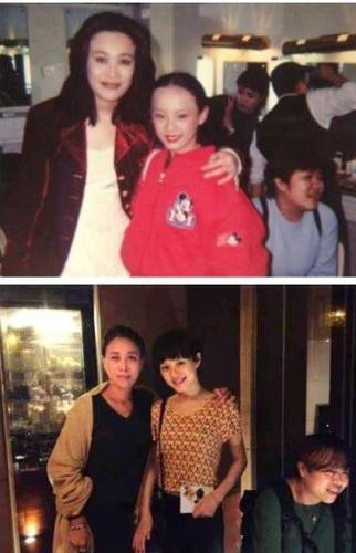 娱乐圈六对明星“穿越时空”的合影 时光太奇妙_娱乐_腾讯网