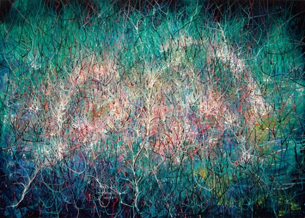  《无题》 布面油画 ，曾梵志，2018