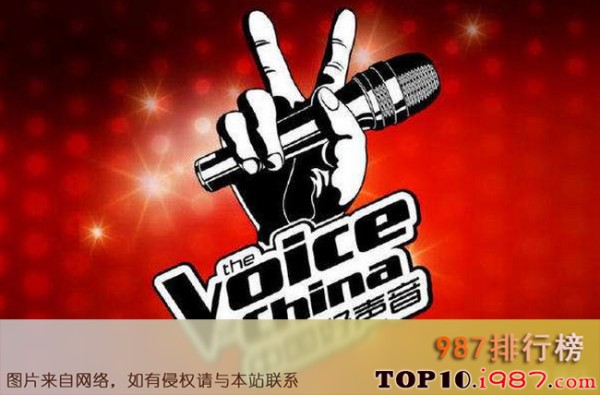 十大国内最火选秀节目之《中国好声音》