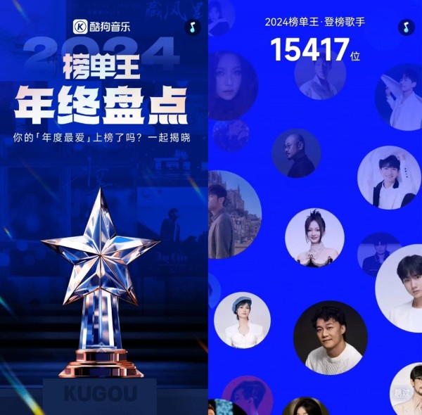 酷狗2024年终盘点，揭晓1.4亿人听出来的年度热歌
