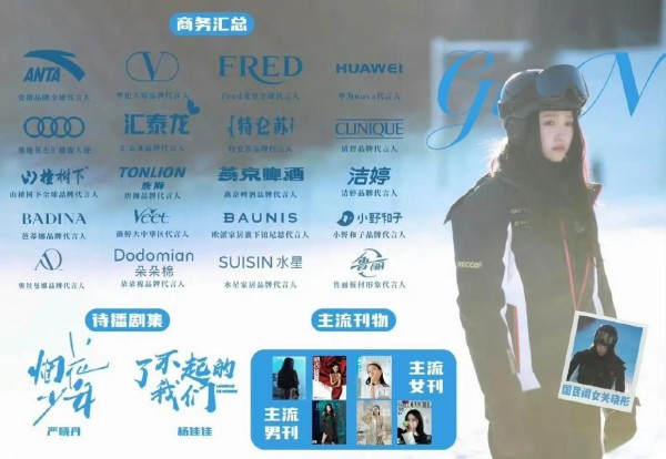 关晓彤代言品牌大盘点，时尚界领军人物