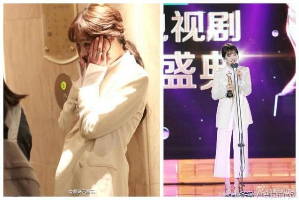 女明星都爱穿西服，杨幂，baby，郑爽7位女星谁是最美天仙攻