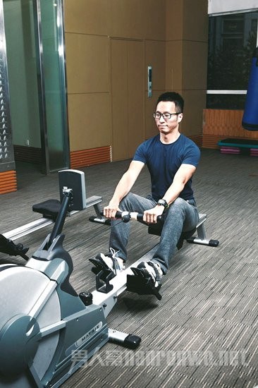 生活中的男士健身榜样