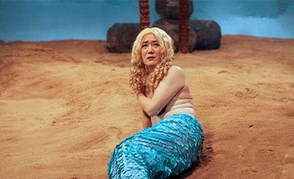 六位男星的美人鱼造型，贾乃亮秀美背，最美的他已成过去