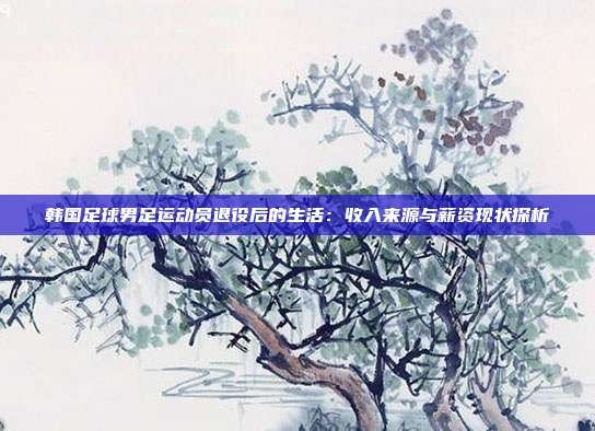 韩国足球男足运动员退役后的生活:收入来源与薪资现状探析