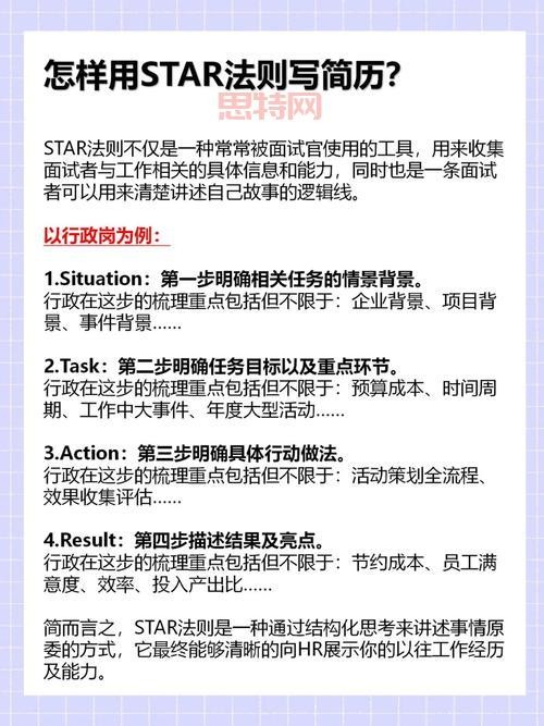 工作经历怎么写？掌握STAR法则，轻松展示职业成就