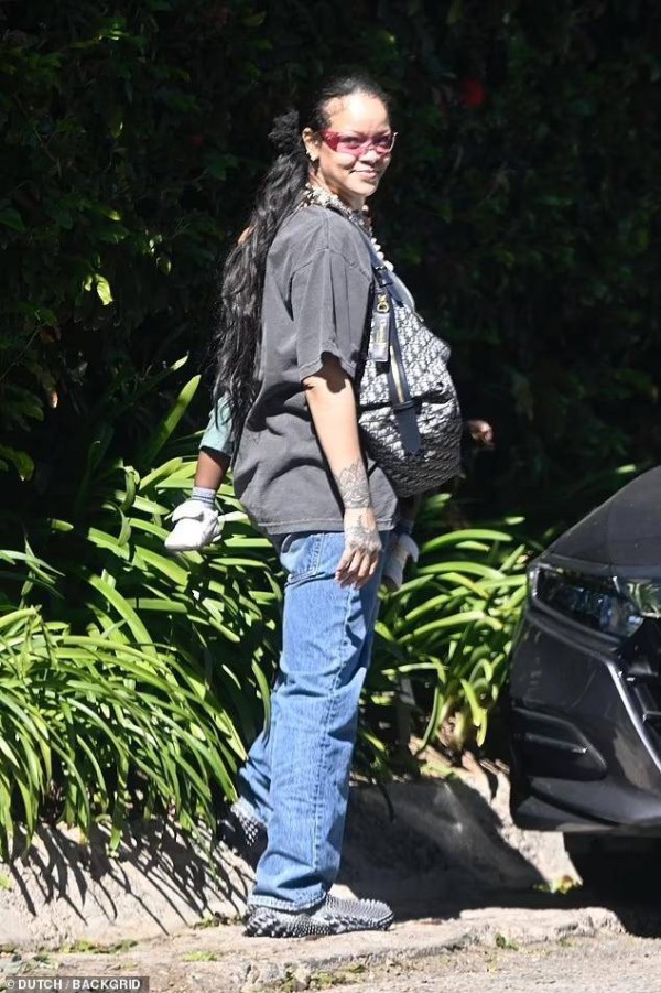 Rihanna官宣怀三胎 与男友五年生俩娃