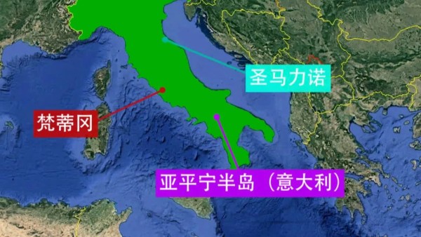 意大利领土包围的国中国:梵蒂冈和圣马力诺,原来是这样的!