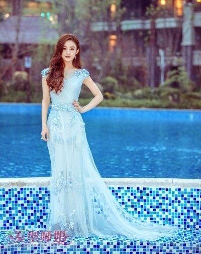 赵丽颖形象大使美出新天际 盘点女明星最新唯美发型 第2张