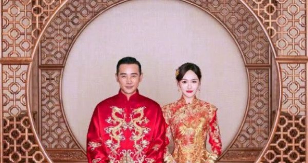 四位明星的中式结婚礼服，唐嫣很美，吕一很萌，她最有气质