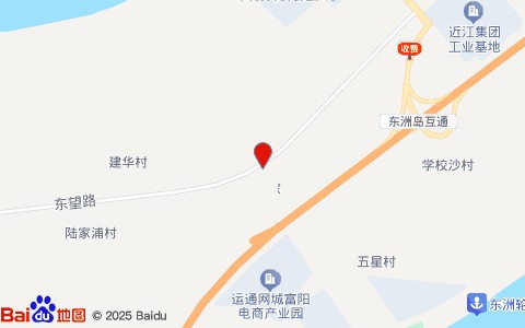 明星路口位置示意图