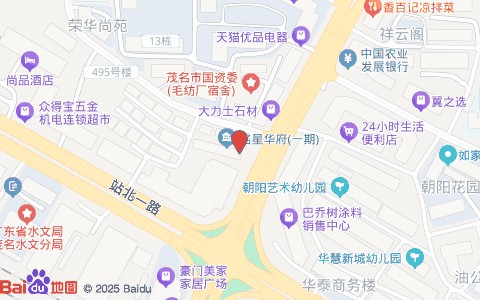 茂名市明星进口汽车修配有限公司位置示意图