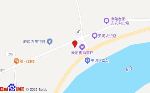 天河建建车行位置示意图