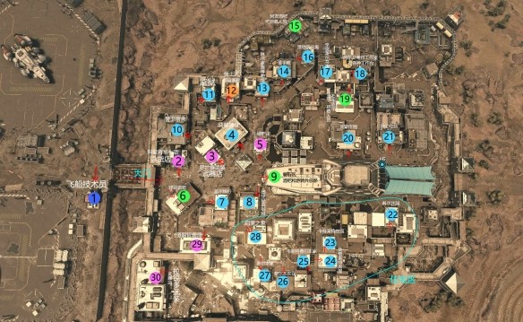星空全城镇地图一览