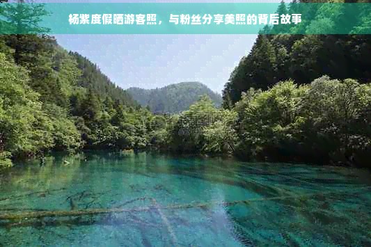 杨紫度假晒游客照，与粉丝<a target=
