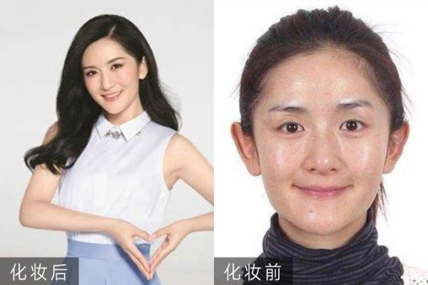 女明星化妆前后对比照 杨幂最妖娆黄圣依最清纯