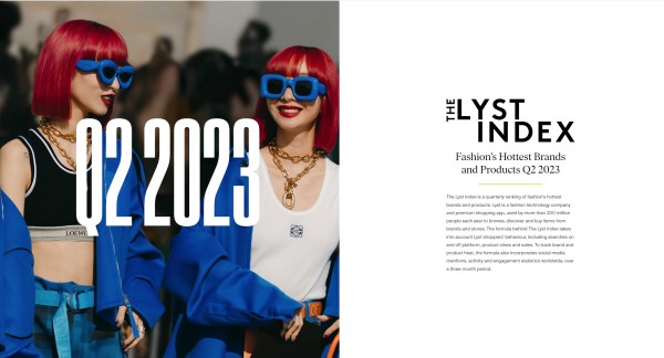搜索量激增19%, LOEWE罗意威首登 Lyst 指数最热奢侈品牌榜首