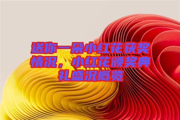 送你一朵小红花获奖情况，小红花颁奖典礼盛况概览