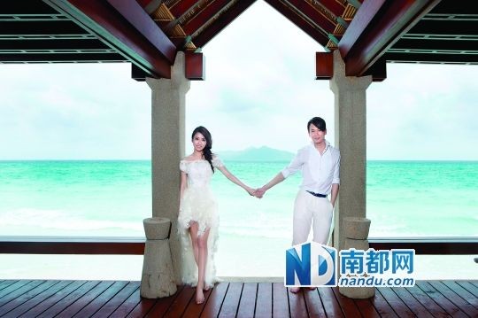 陶喆浪漫婚照