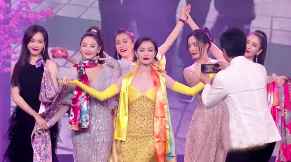 微博之夜明星们的合照