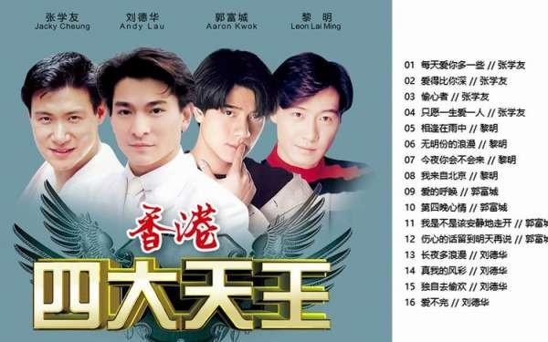 四大天王金曲精选500首下载【张学友 刘德华 郭富城 黎明】