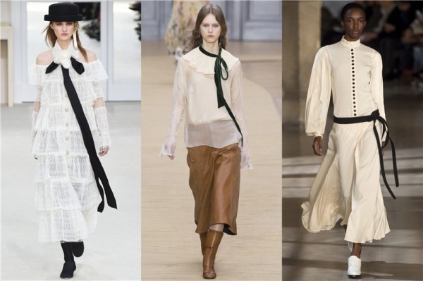 從左到右分别為:CHANEL、Chloé、Lemaire