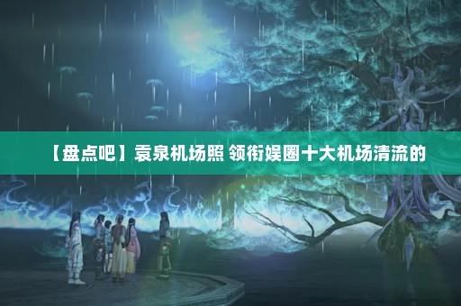 【盘点吧】袁泉机场照 领衔娱圈十大机场清流的