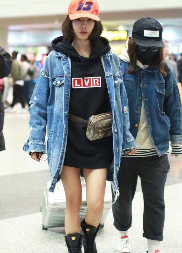 明星机场秀,蔡依林急匆匆,沈梦辰真人美,关晓彤素颜似大妈
