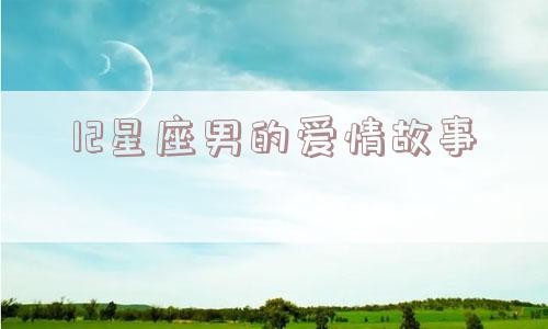 12星座男的爱情故事