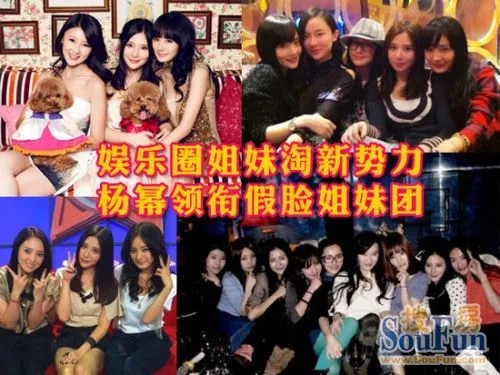 假脸姐妹团杨幂为首横空出世 李小璐秦岚霍思燕爱面部修补郑爽袁珊珊紧追其后