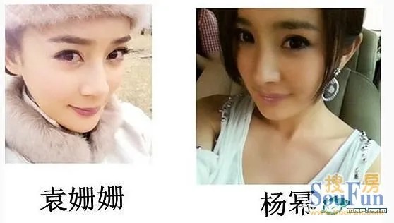假脸姐妹团杨幂为首横空出世 李小璐秦岚霍思燕爱面部修补郑爽袁珊珊紧追其后