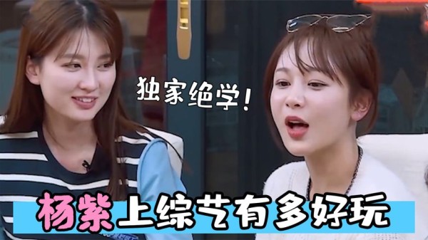 杨紫上综艺有多好玩，一开口把苏有朋逗得直跺脚，众大咖笑坏了