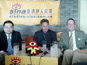 时尚界大腕携国际男模同新浪伊人风采对话