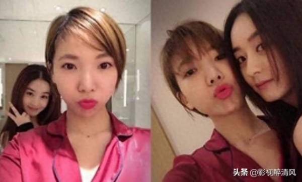 女星和闺蜜自拍:赵丽颖动作暖心，baby搞怪，她最有心机!