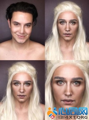 就是爱《权力的游戏》！男粉丝DIY扮剧中女角色